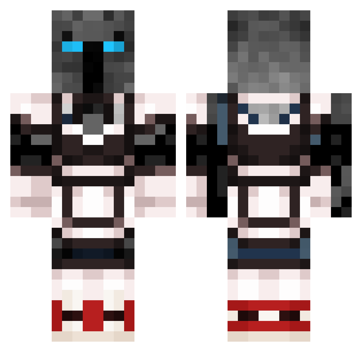 joris_is_cooler Minecraft skin, front and back view