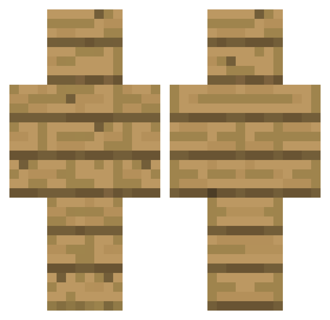 ZY5_ Minecraft skin, front and back view