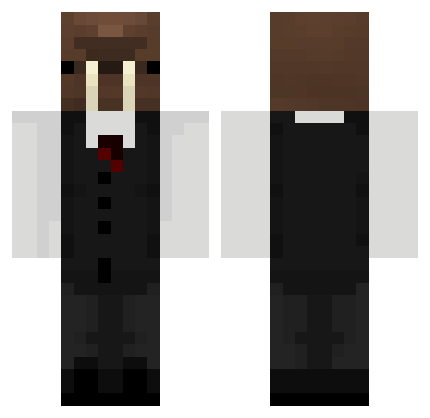Pand1nha_fofo Minecraft skin, front and back view