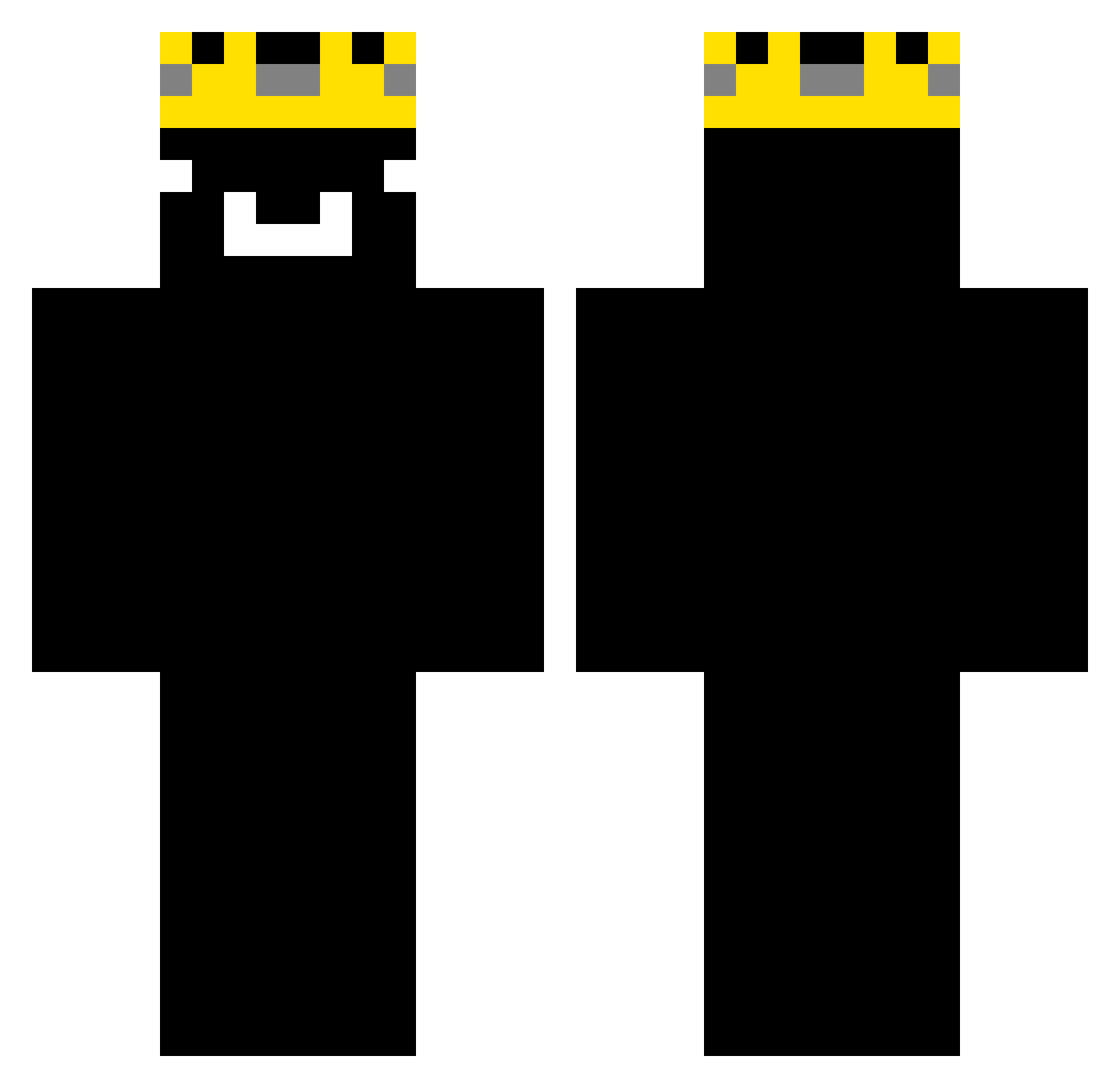 Itz____ICE_____ Minecraft skin, front and back view