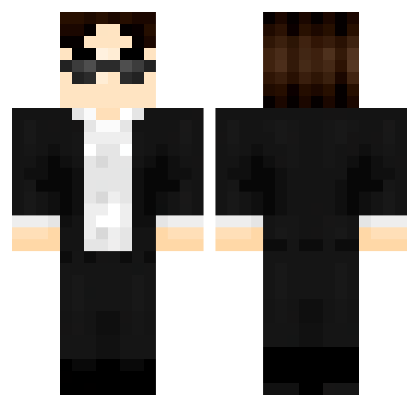flowstate41 Minecraft skin, front and back view