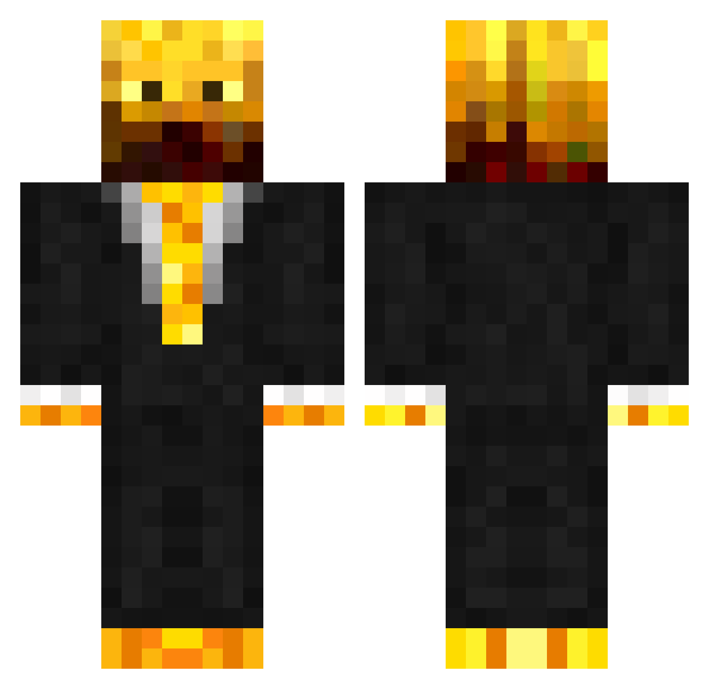 immccollum Minecraft skin, front and back view