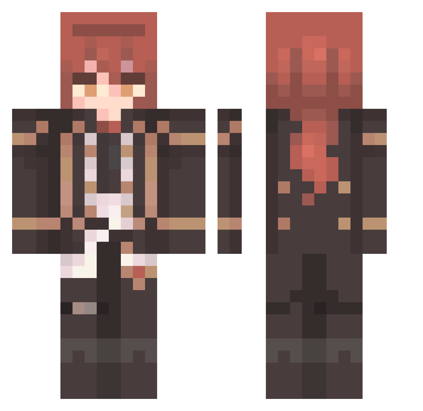 _AriZz_ Minecraft skin, front and back view
