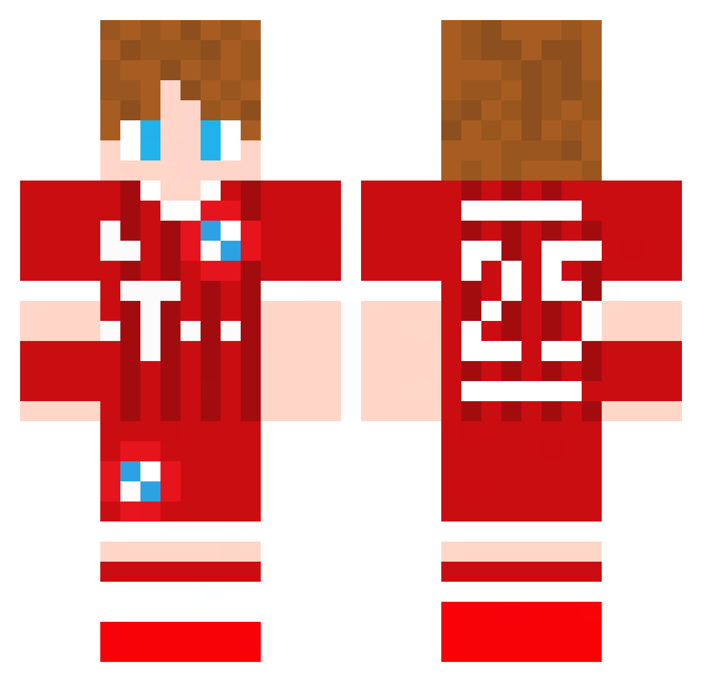 AJ_711 Minecraft skin, front and back view