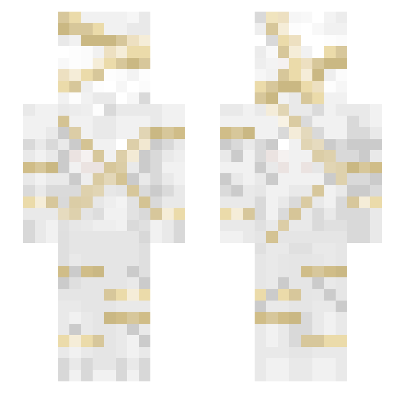 aykaypee Minecraft skin, front and back view