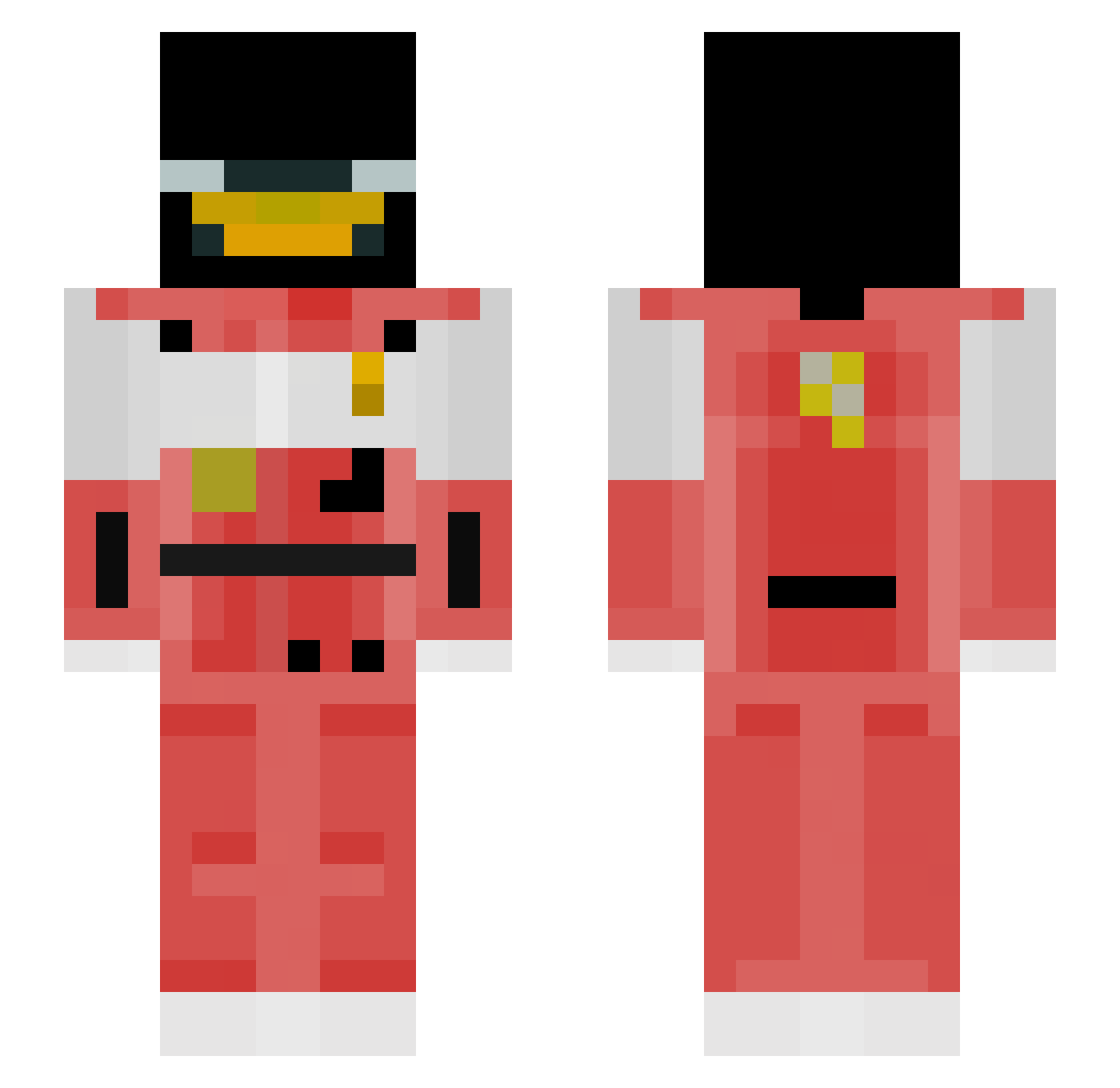 Becksu_ Minecraft skin, front and back view