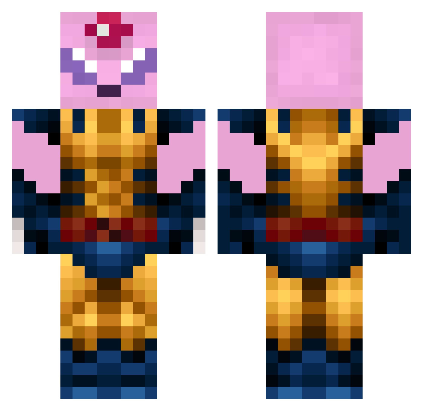 SirEdwardIII Minecraft skin, front and back view