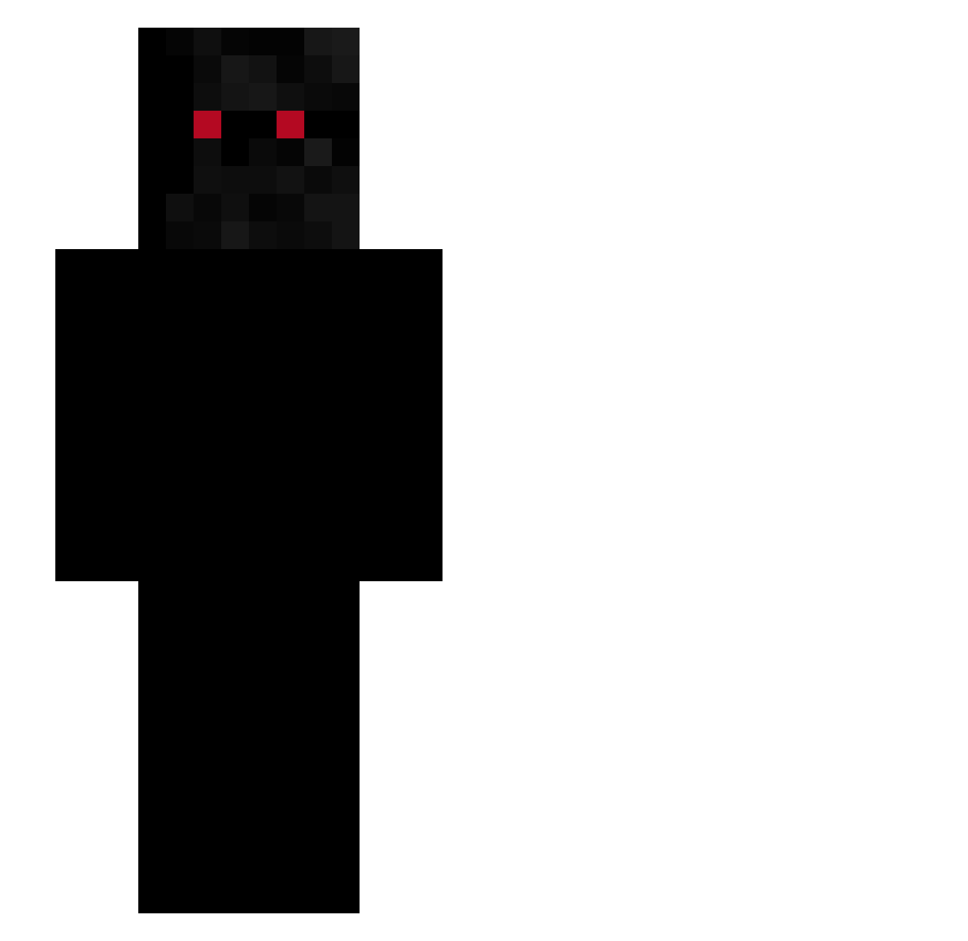 SaIvadore Minecraft skin, front and back view