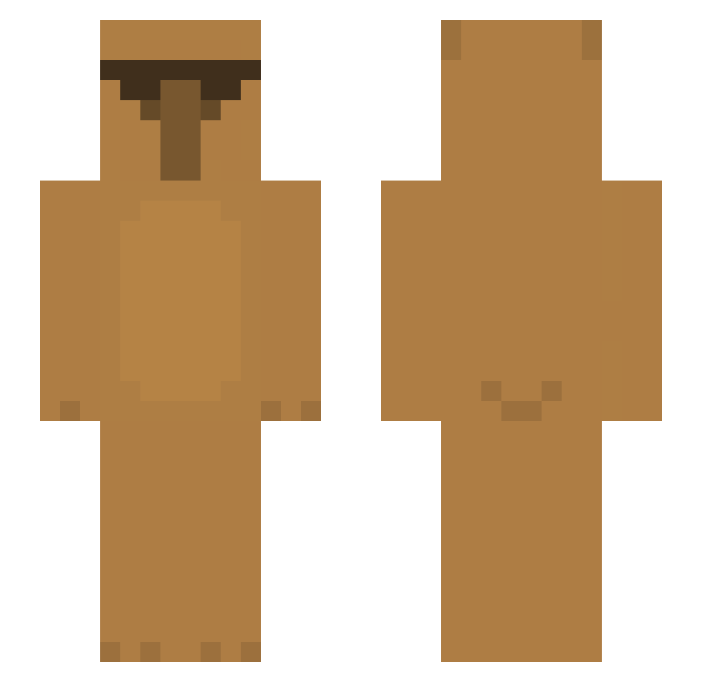 Tiago_700 Minecraft skin, front and back view