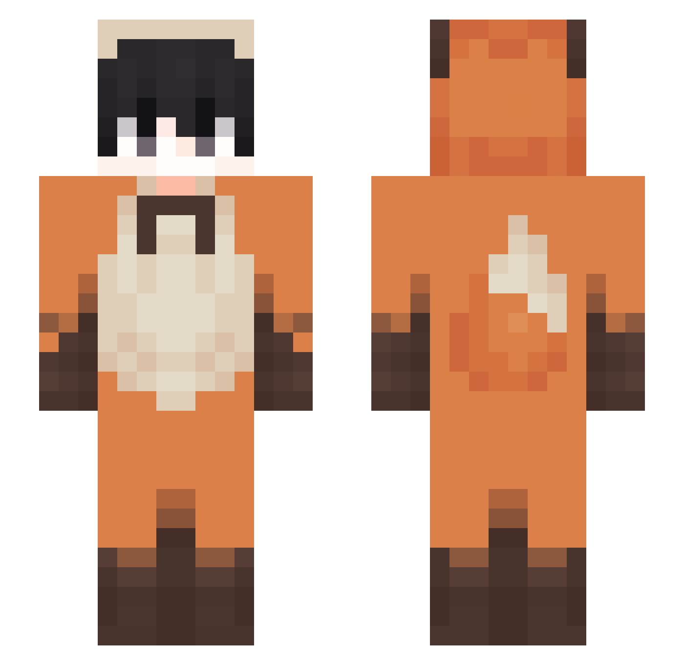 jeahyun2939 Minecraft skin, front and back view