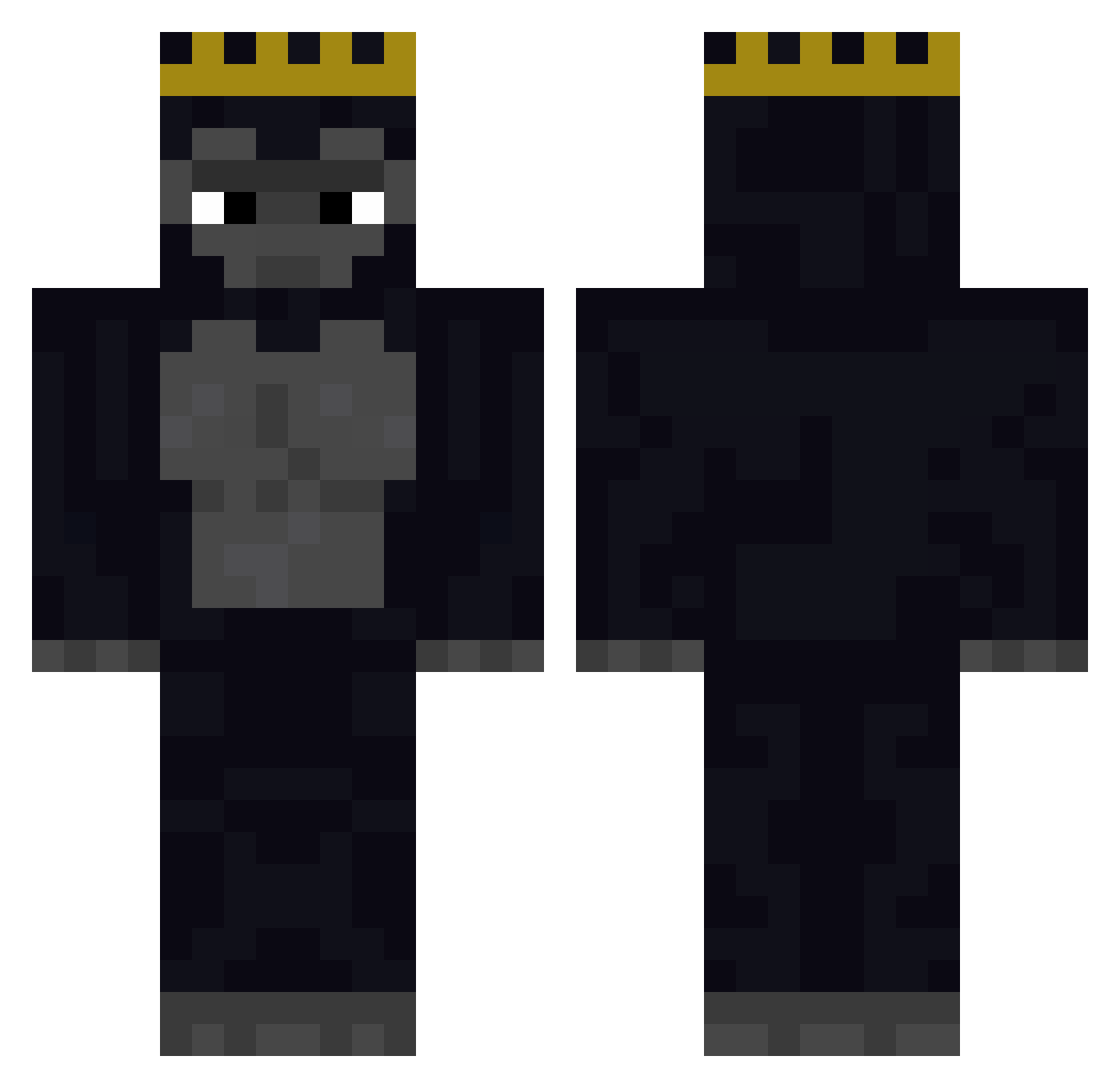 _golira Minecraft skin, front and back view