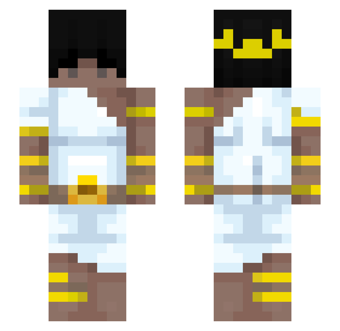 PaaF_ Minecraft skin, front and back view