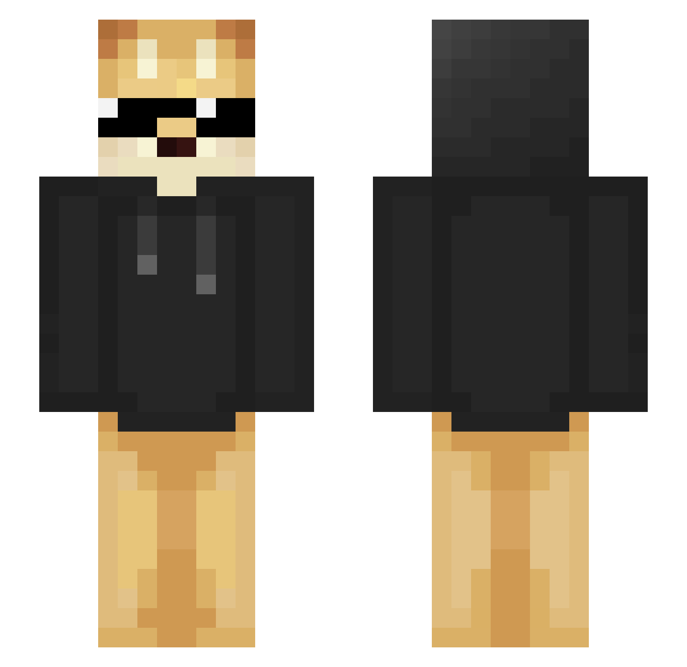 _babycutedogy_ Minecraft skin, front and back view