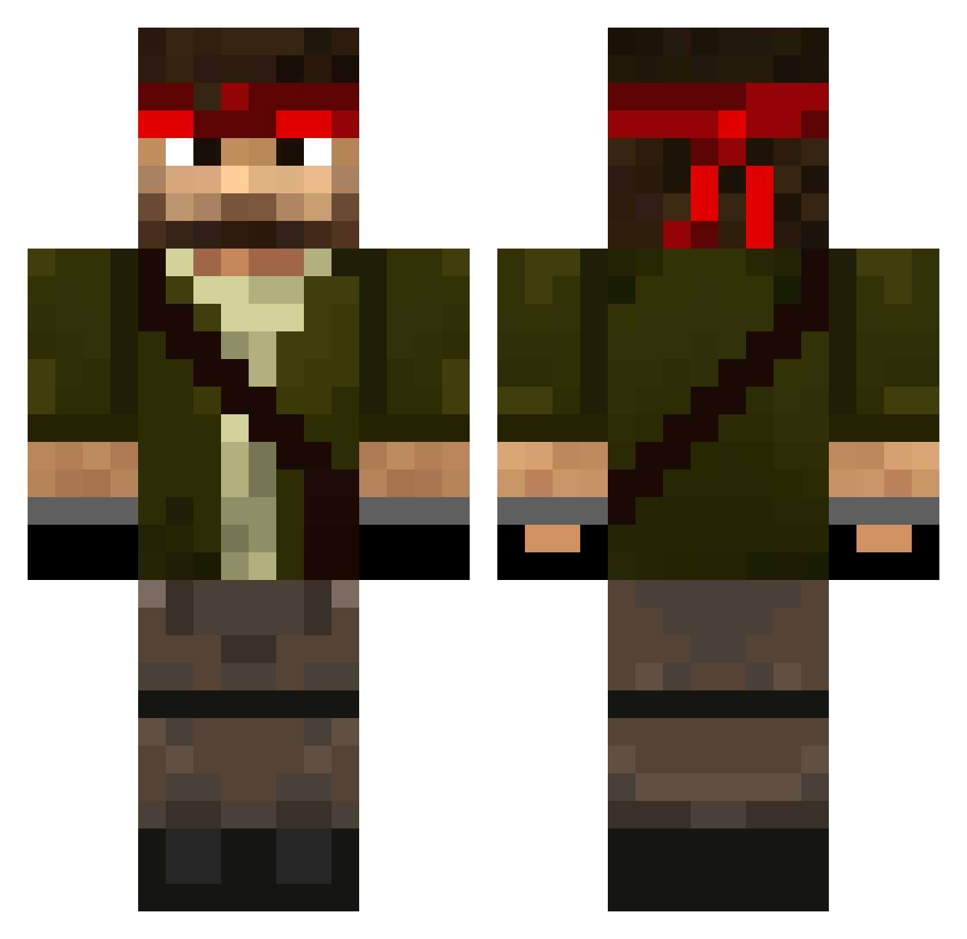 DrNurse101__ Minecraft skin, front and back view