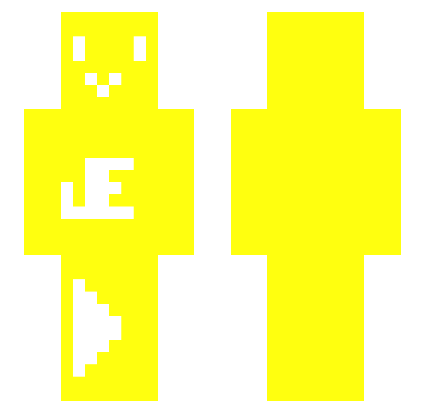 Jax_TADC_ Minecraft skin, front and back view