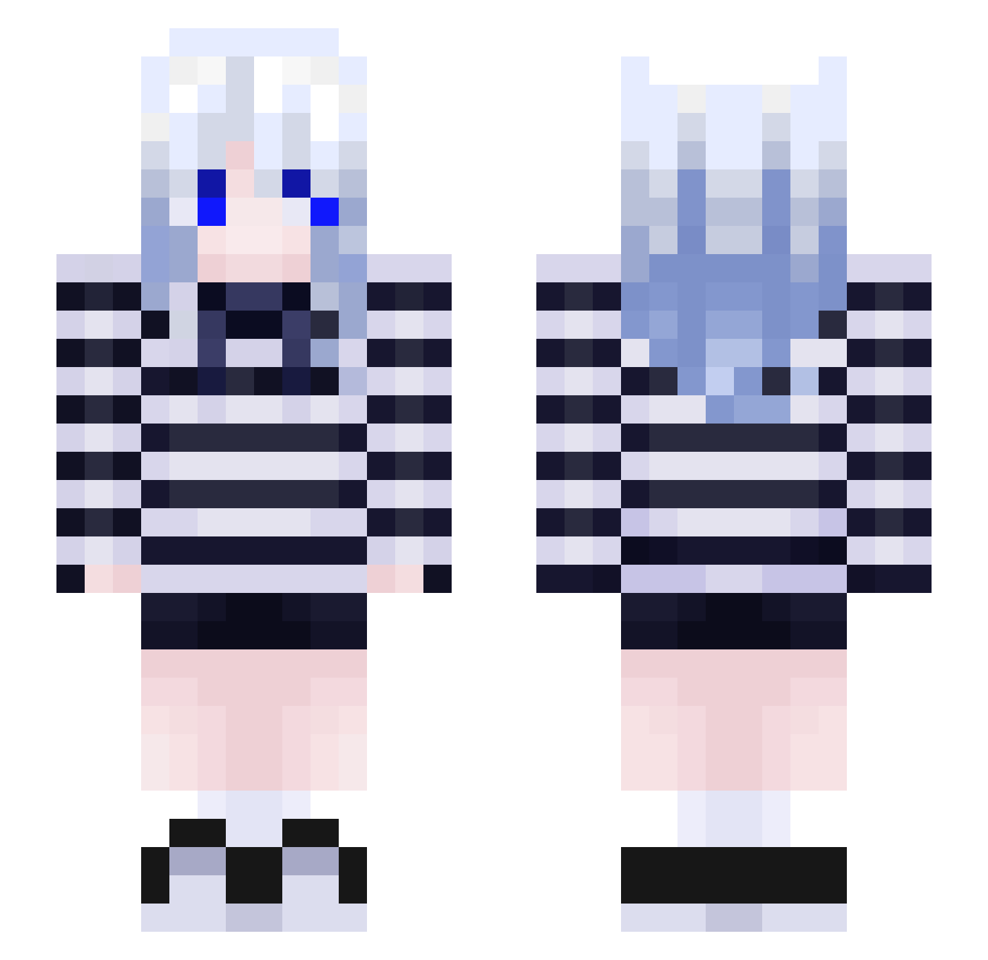 9nAi_ Minecraft skin, front and back view