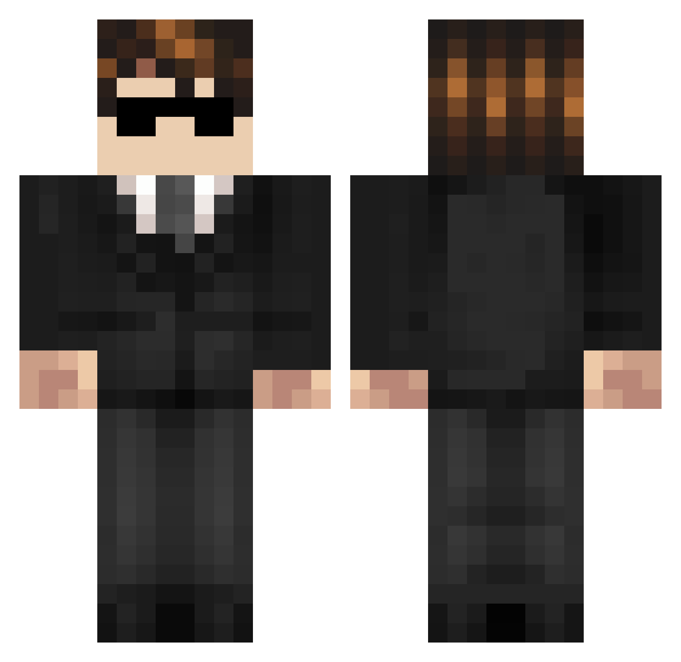 trygve1266 Minecraft skin, front and back view