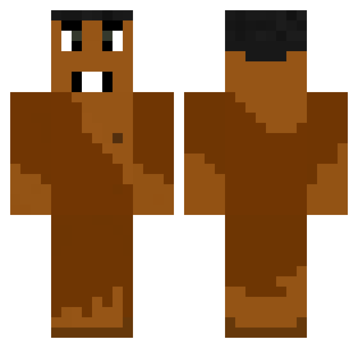 _Vexity_ Minecraft skin, front and back view