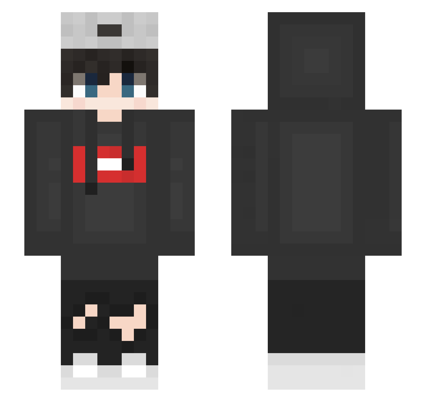 KoidUser_ Minecraft skin, front and back view
