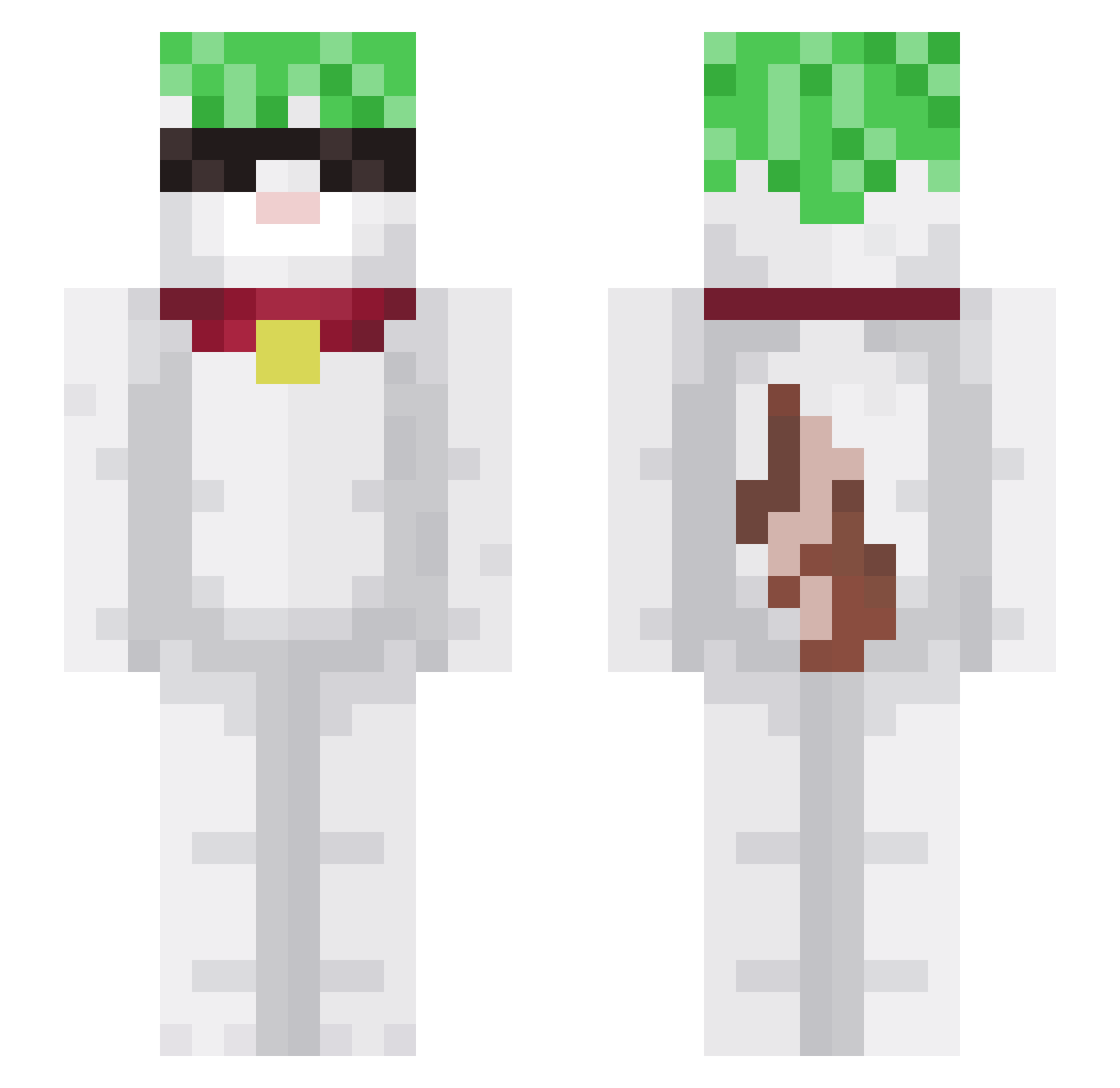 seanc28 Minecraft skin, front and back view
