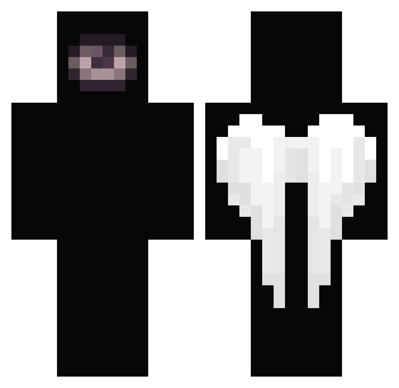 CobertorQuentin Minecraft skin, front and back view