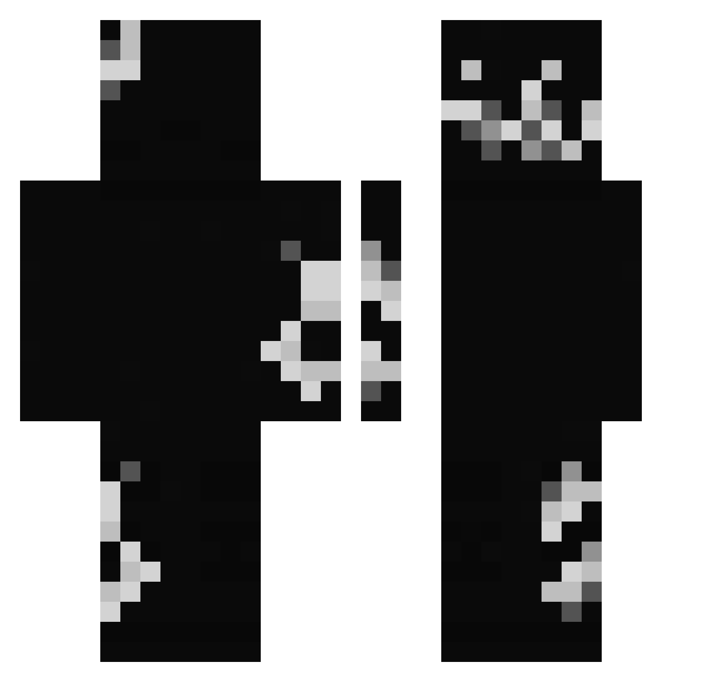 Dieldaraline2100 Minecraft skin, front and back view