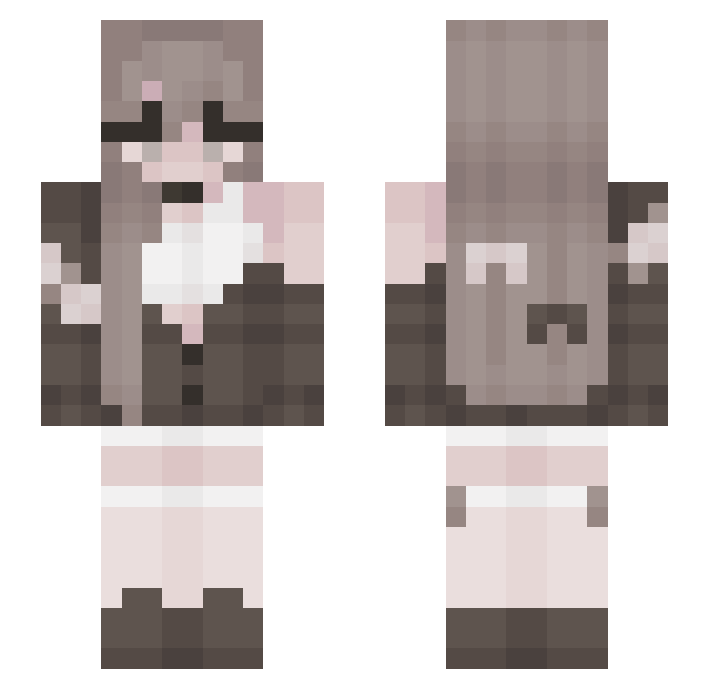 __guan__ Minecraft skin, front and back view