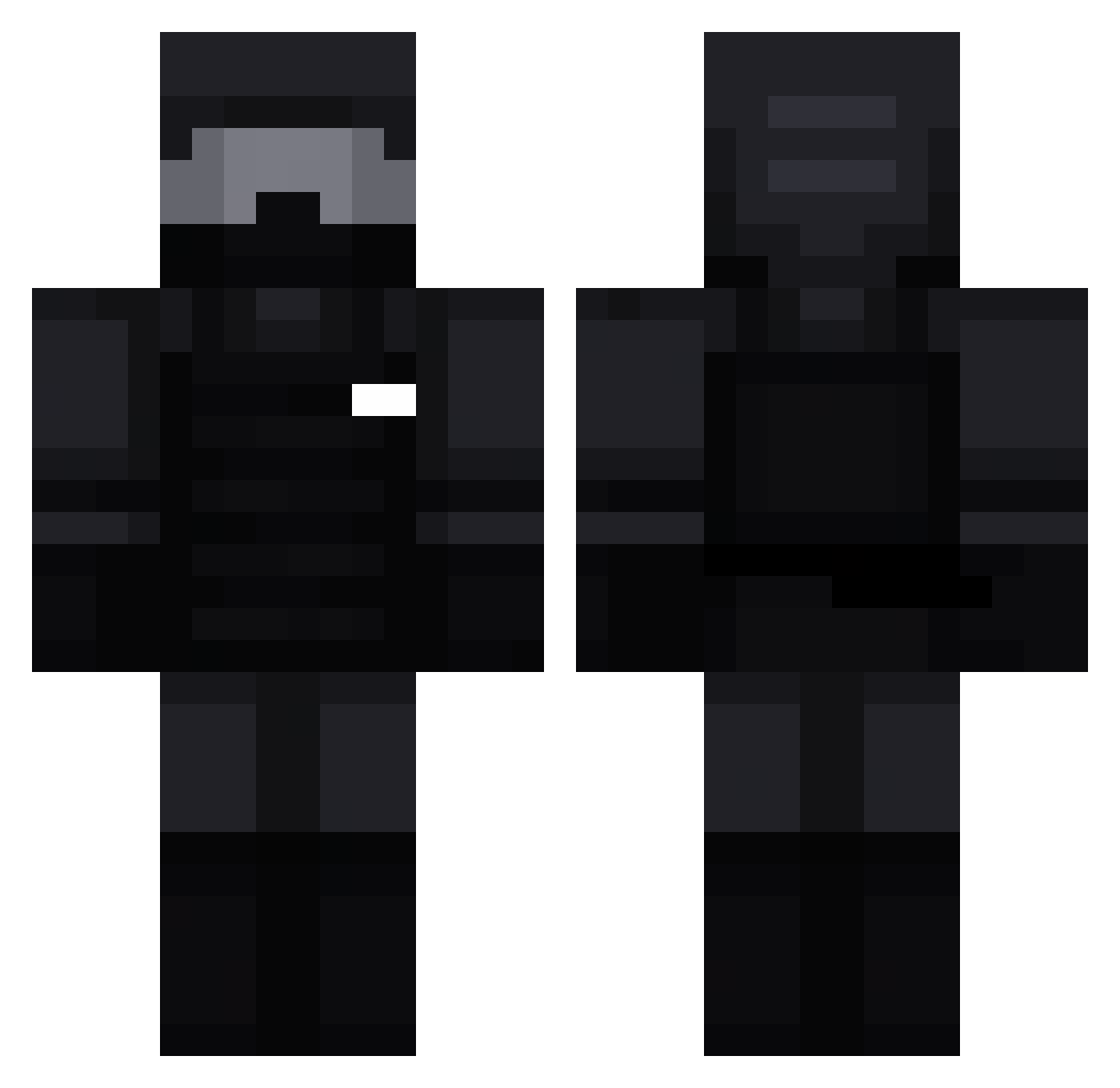 42hit Minecraft skin, front and back view