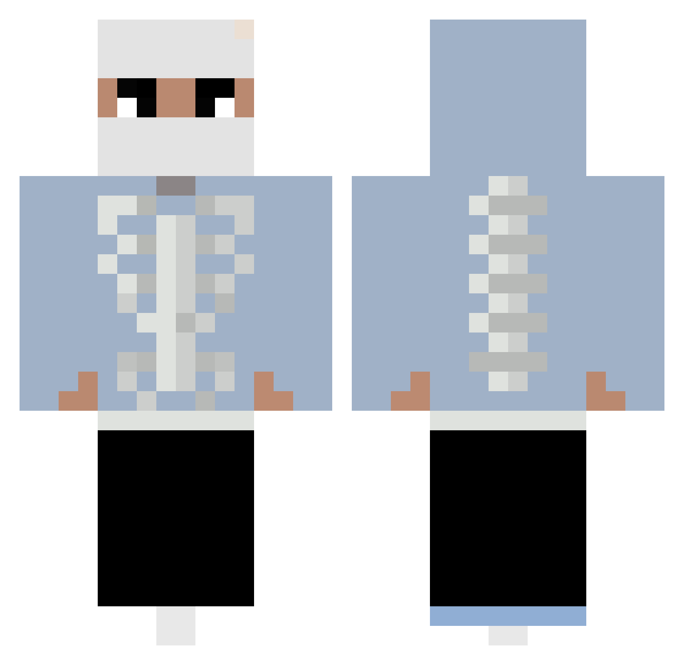 pawelq71748 Minecraft skin, front and back view