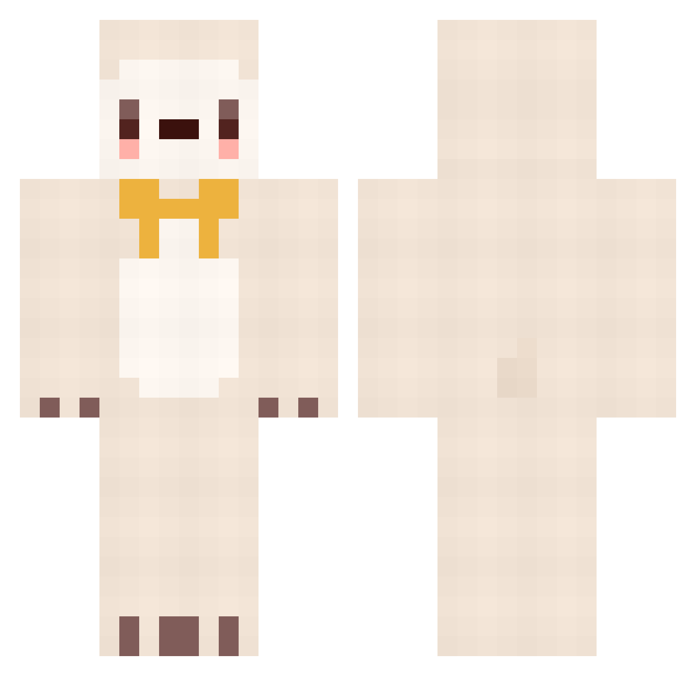 cks_2 Minecraft skin, front and back view