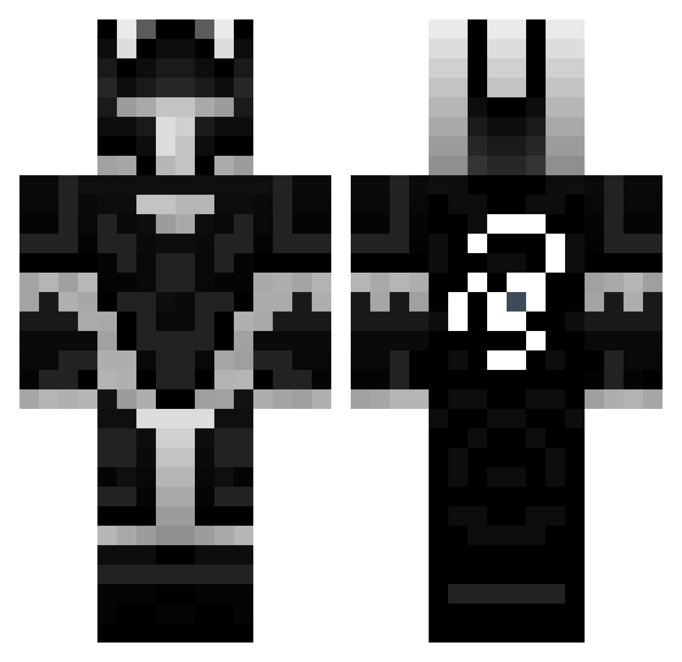 CTthenamtih Minecraft skin, front and back view