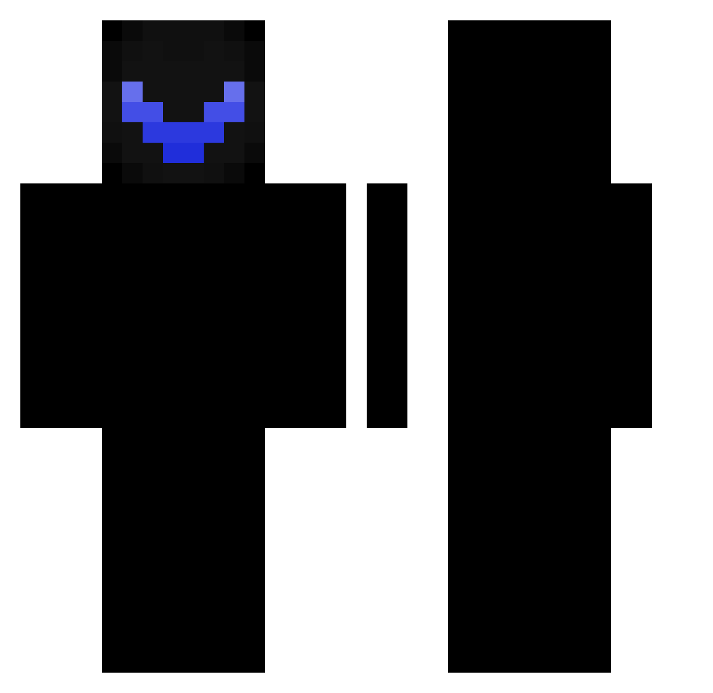 eylu7ss Minecraft skin, front and back view