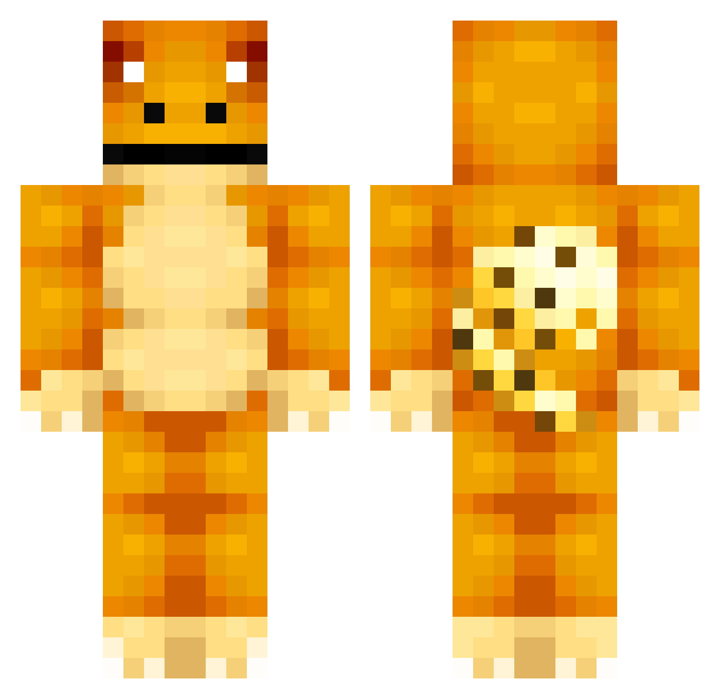 Deltox_38 Minecraft skin, front and back view