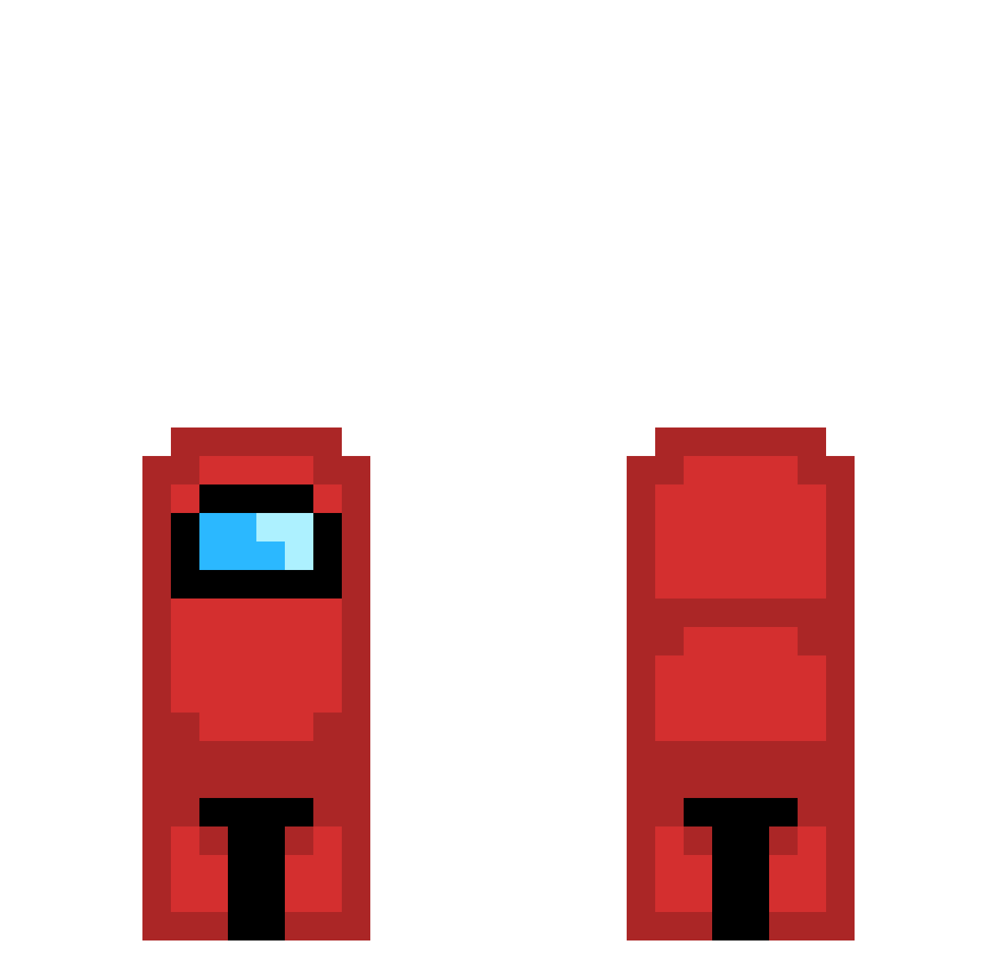 manbou102 Minecraft skin, front and back view