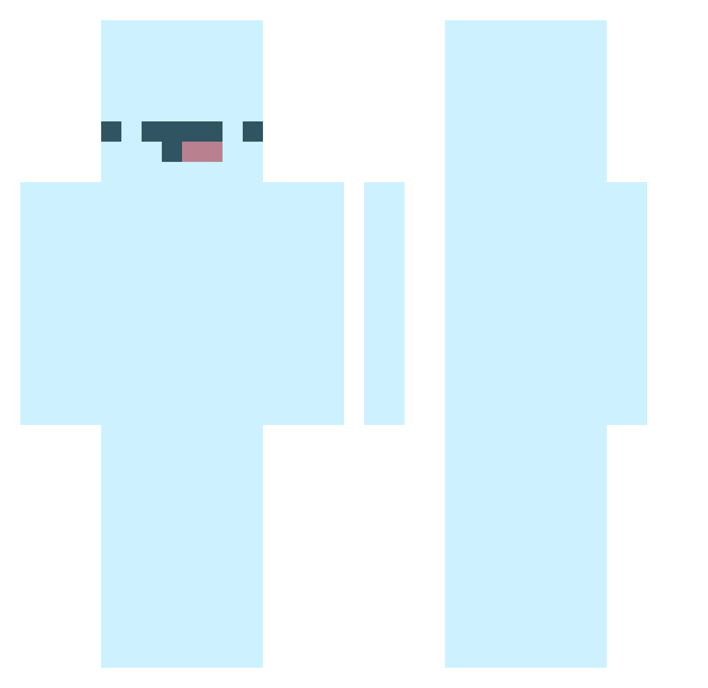 sh4yan_x Minecraft skin, front and back view