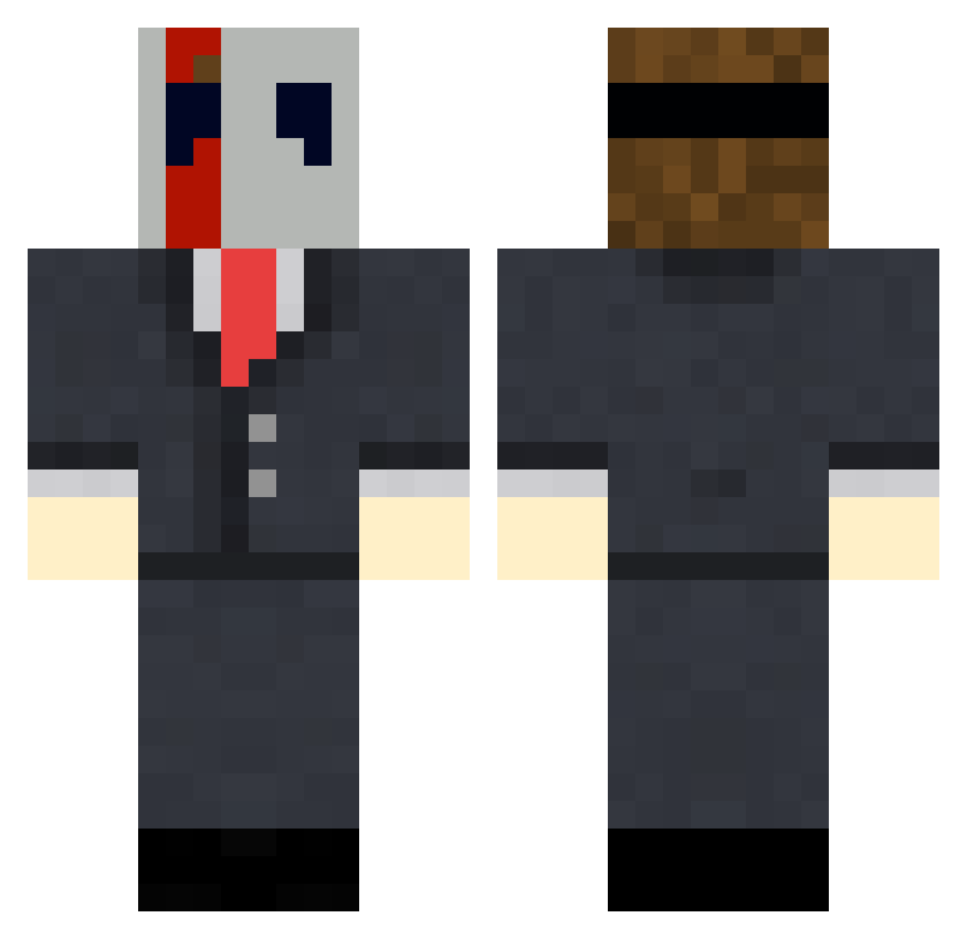 Swordslayer32_ Minecraft skin, front and back view