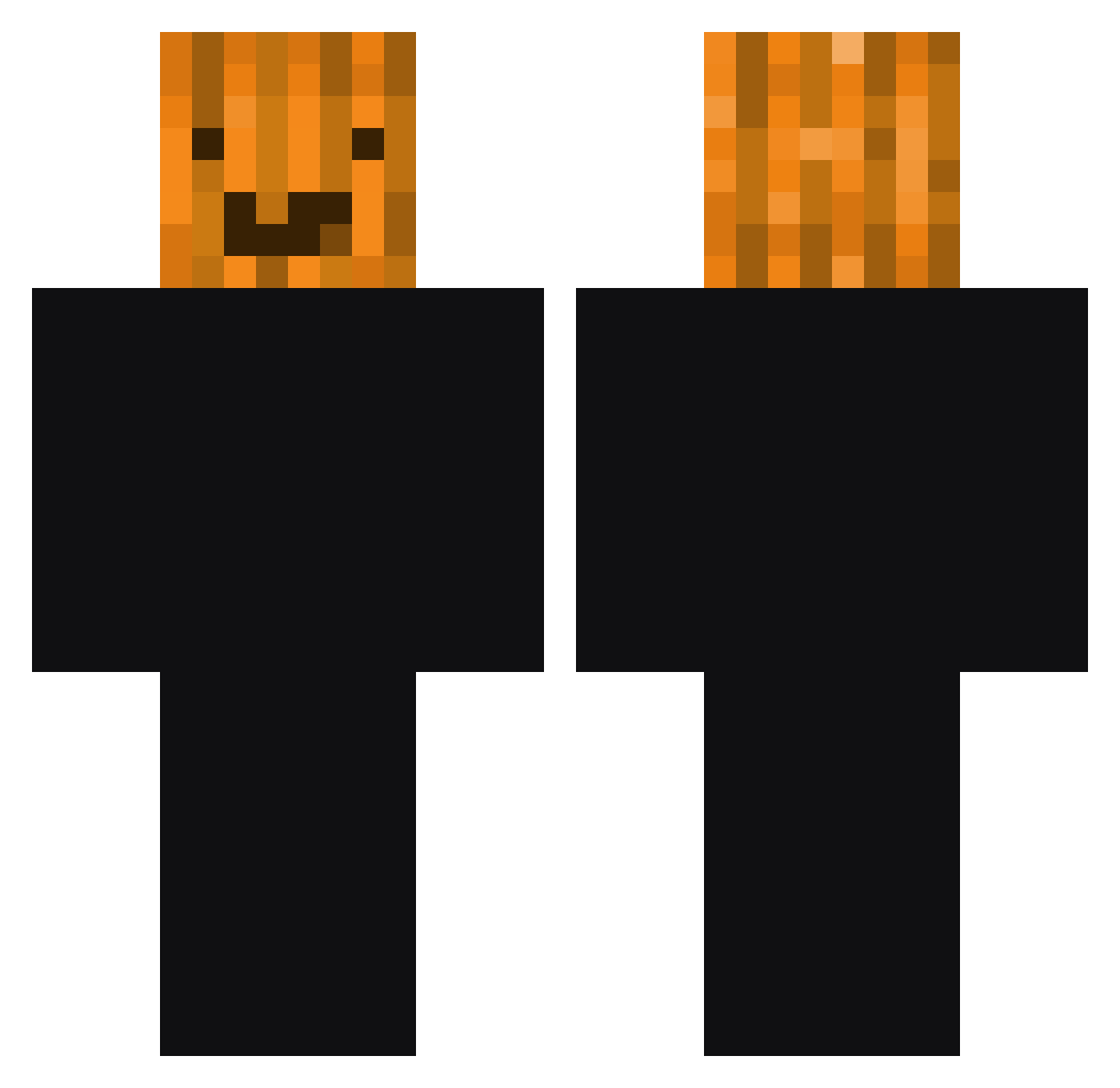 sheen_chai Minecraft skin, front and back view