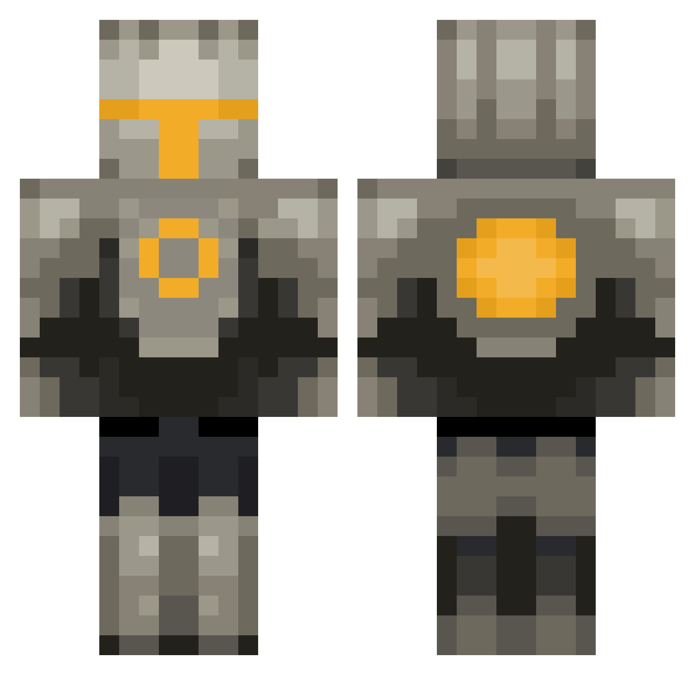 Anjello__ Minecraft skin, front and back view