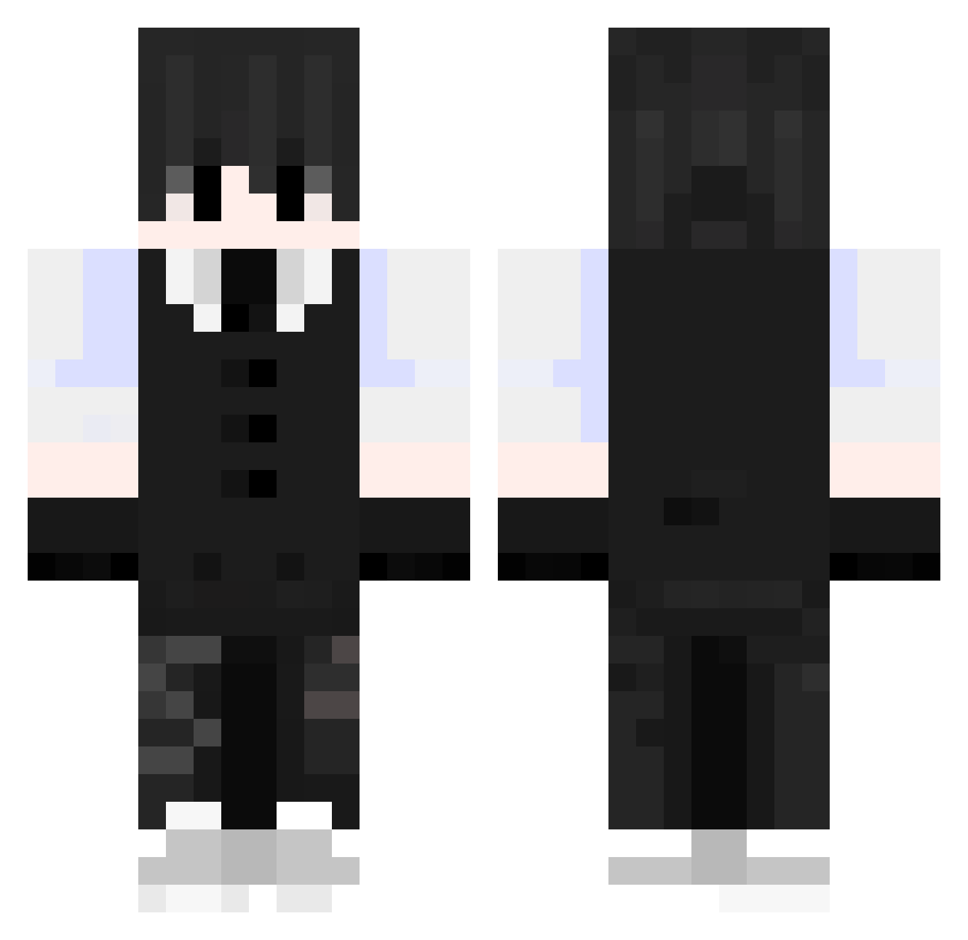 Sopanaoejanta Minecraft skin, front and back view