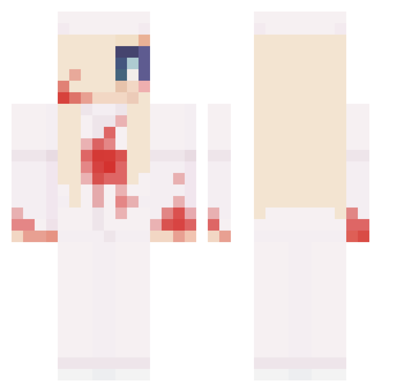 spoonsfull Minecraft skin, front and back view