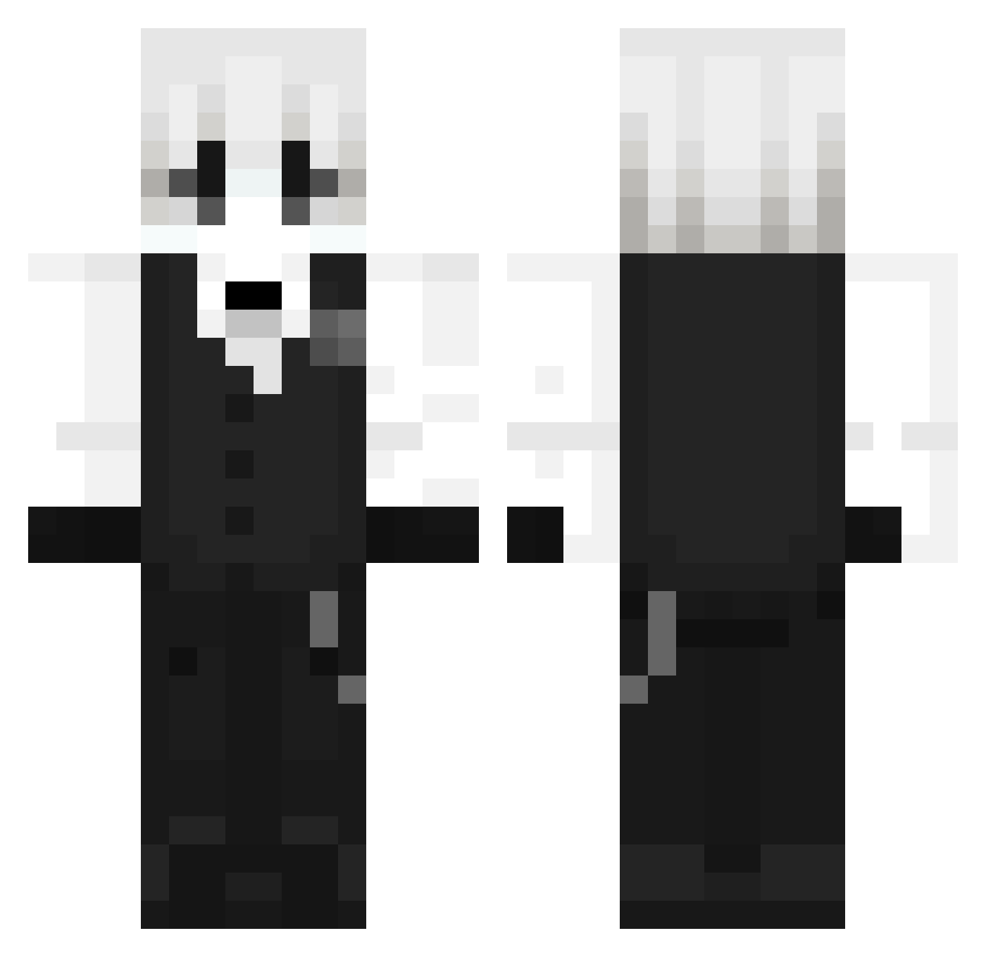PoowisaTH3 Minecraft skin, front and back view
