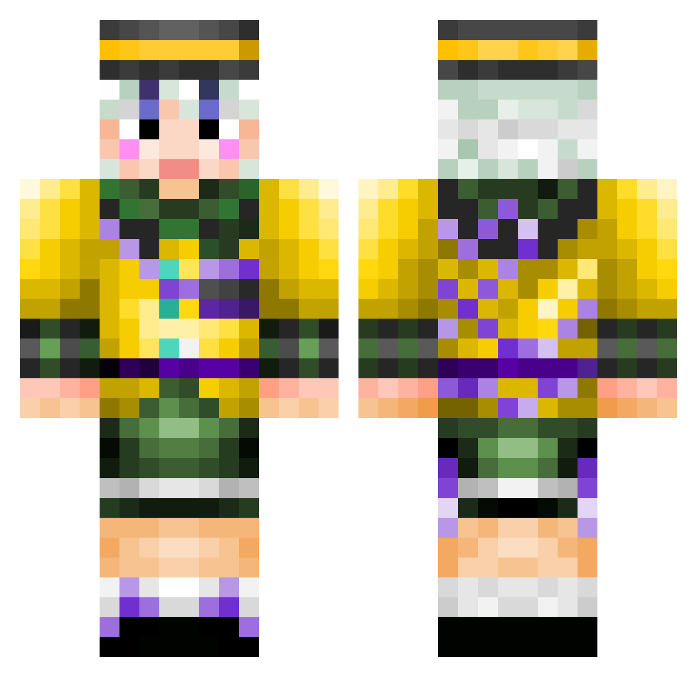 _WiiiLL_ Minecraft skin, front and back view
