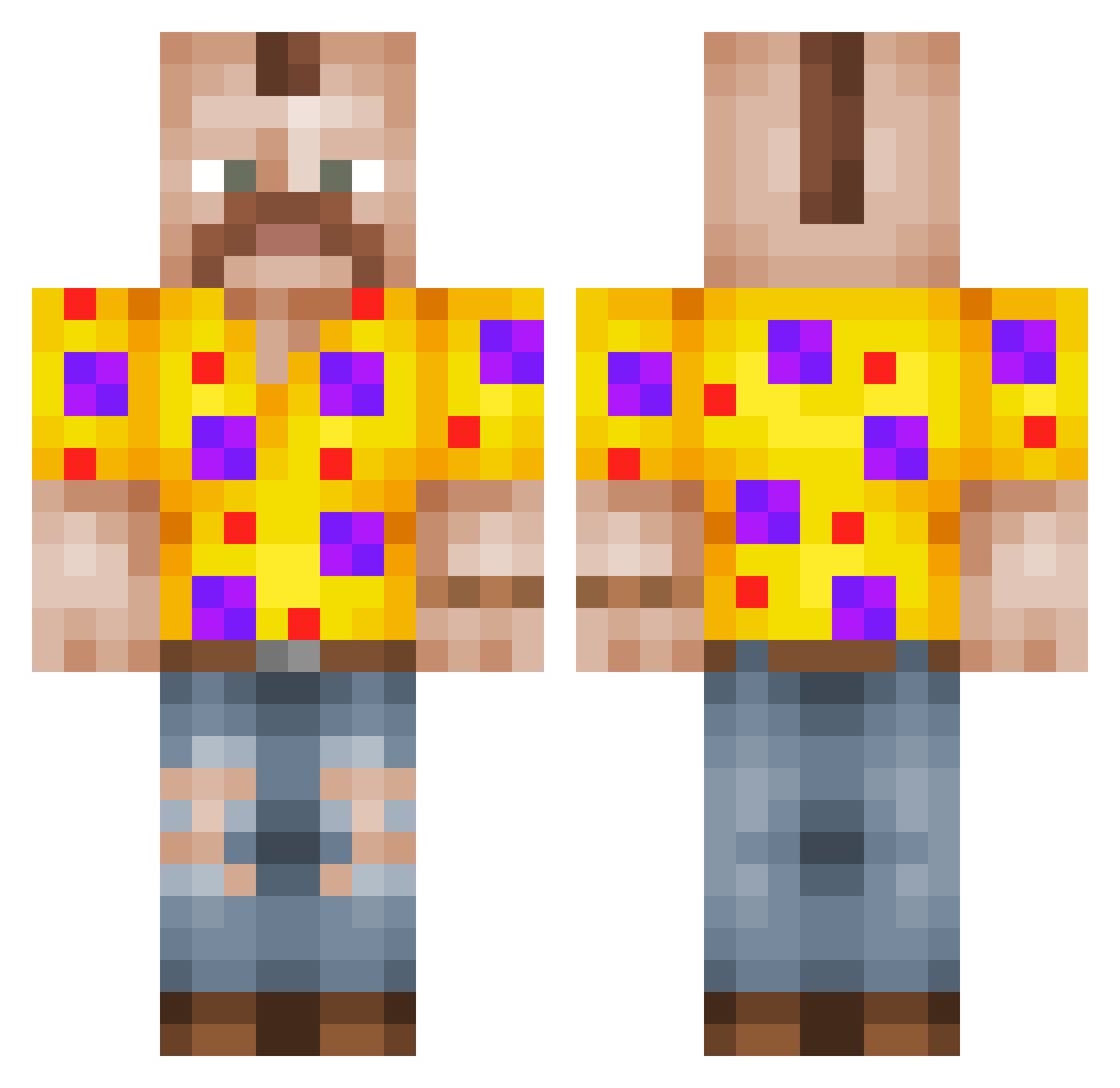 _albert2212_ Minecraft skin, front and back view