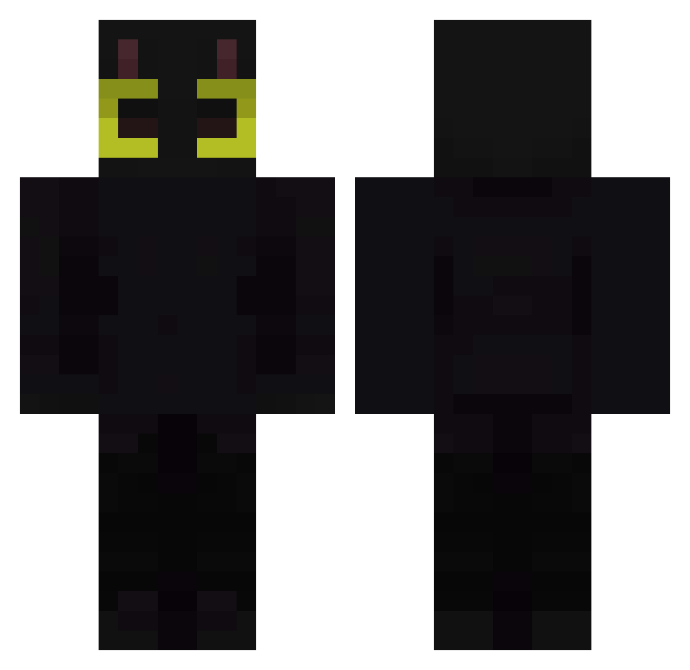 Markus192 Minecraft skin, front and back view