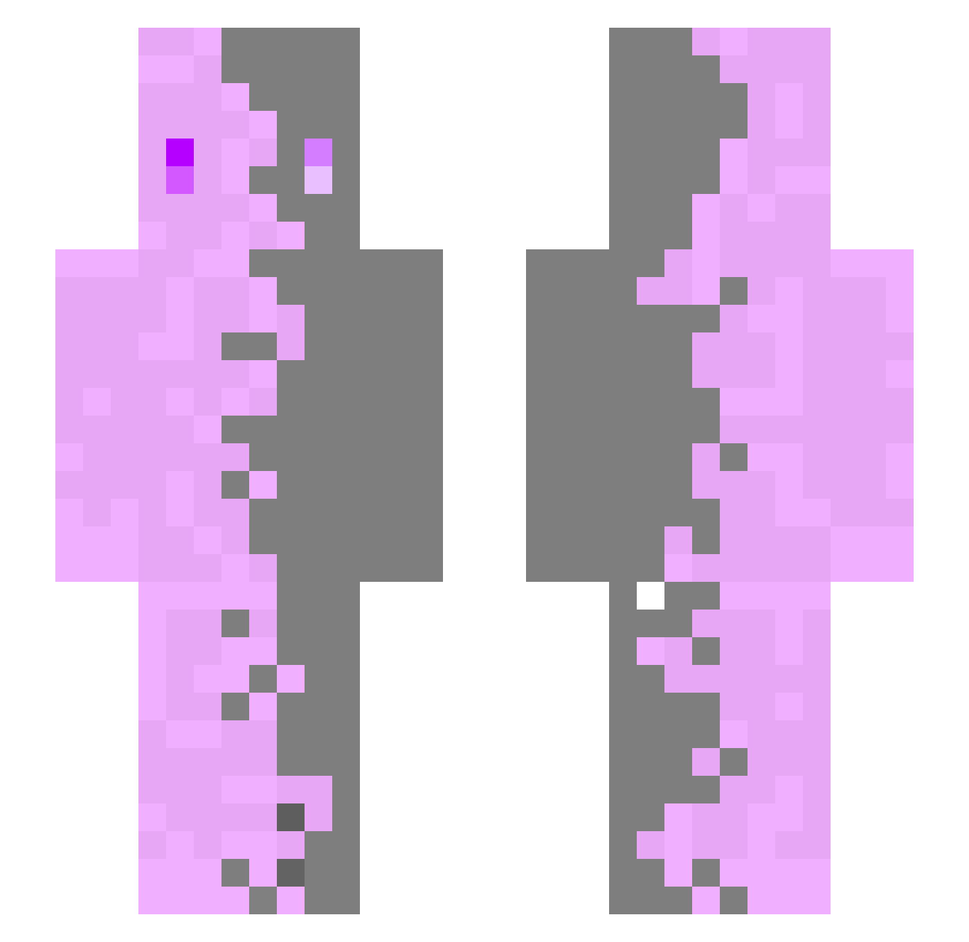 Speed_Wa9on Minecraft skin, front and back view