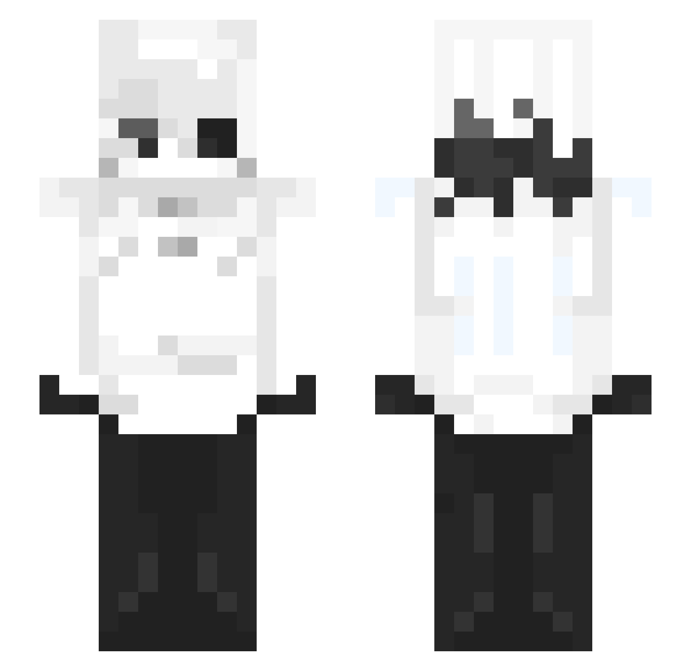 benji_en Minecraft skin, front and back view