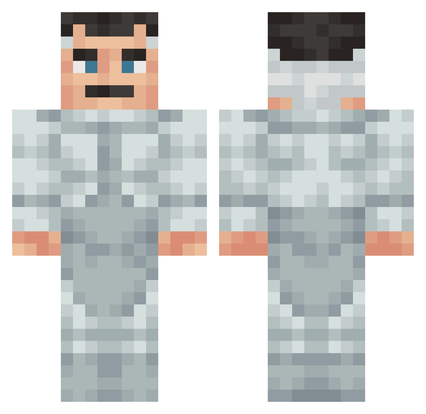scott_0777 Minecraft skin, front and back view