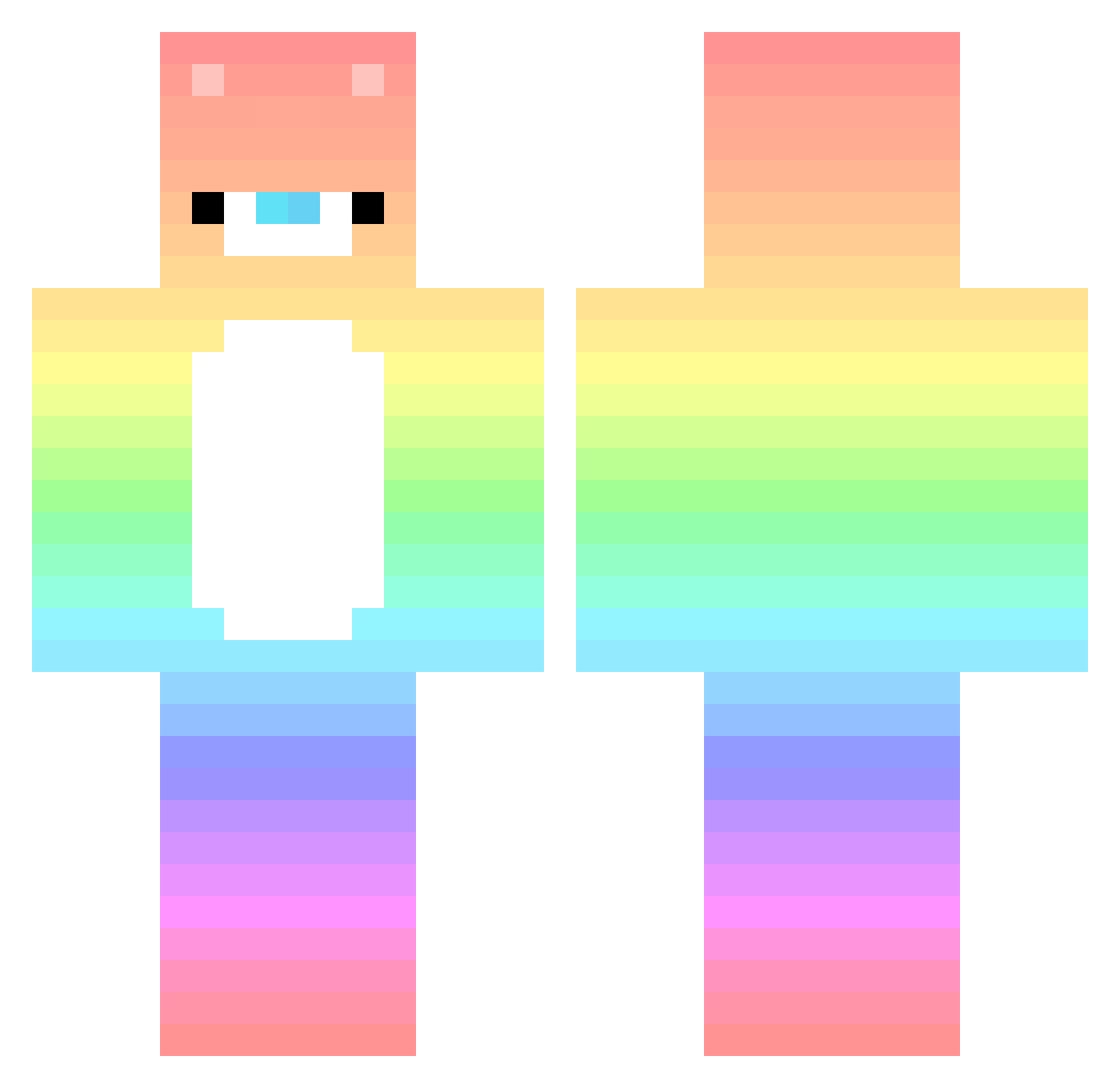 Shadow_Raze Minecraft skin, front and back view