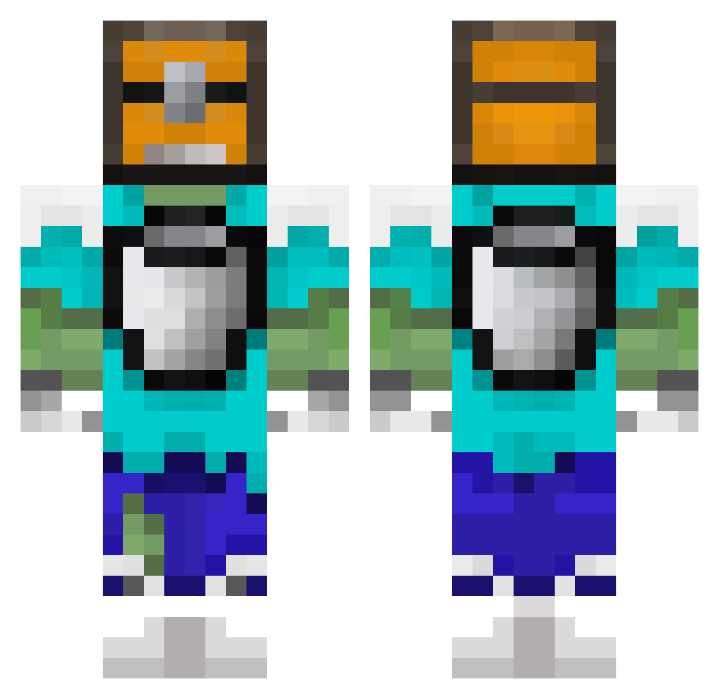 I_ApoLLon_I Minecraft skin, front and back view