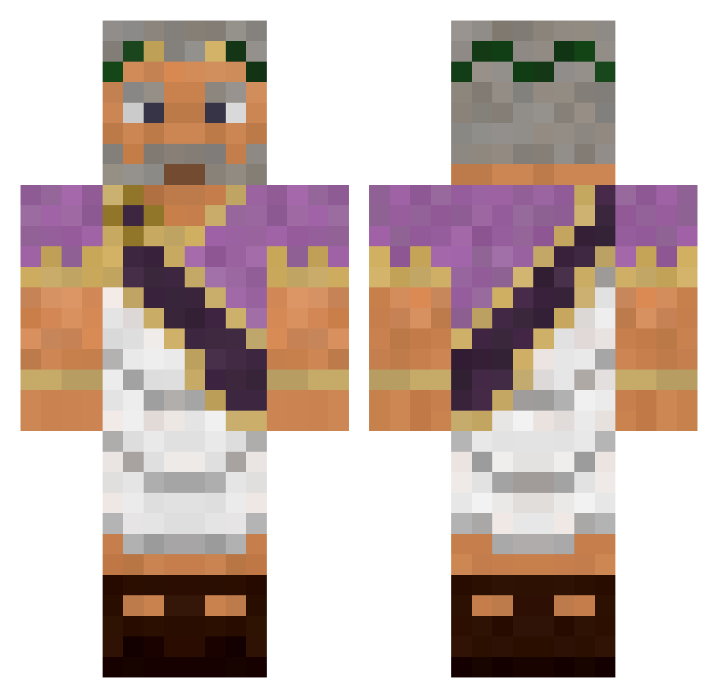 pasta_e_fagioli Minecraft skin, front and back view